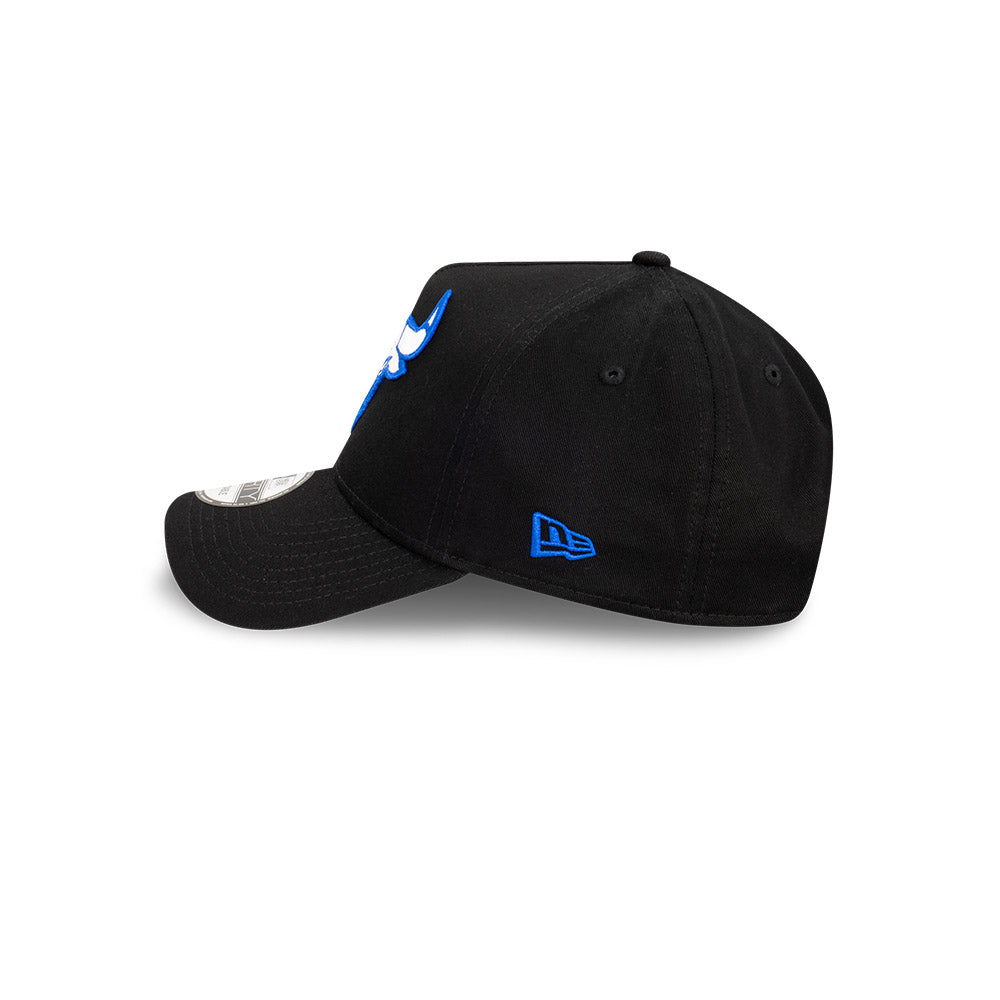 Chicago Bulls Hat - Black Royal Blue White 9Forty A-Frame NBA Snapback Cap - New Era